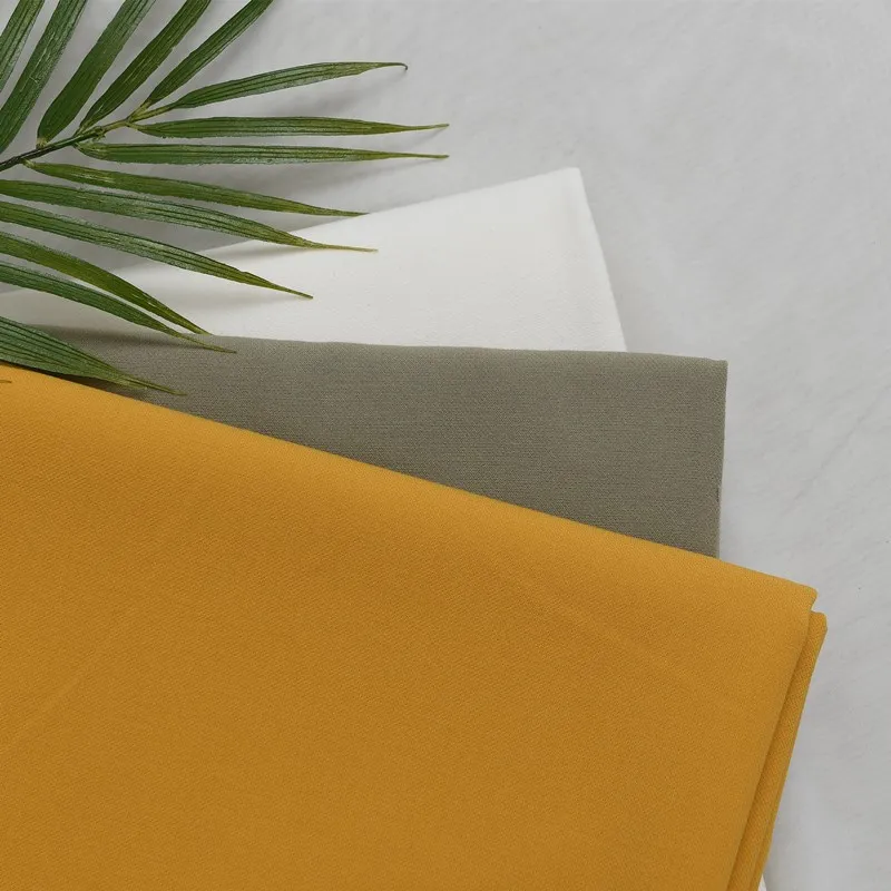 Free Sample Soft Heavyweight TR Fabric Polyester Rayon Blend Textile  For Suit Trousers