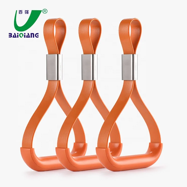 Red 304 Stainless Steel Subway Grab Handle