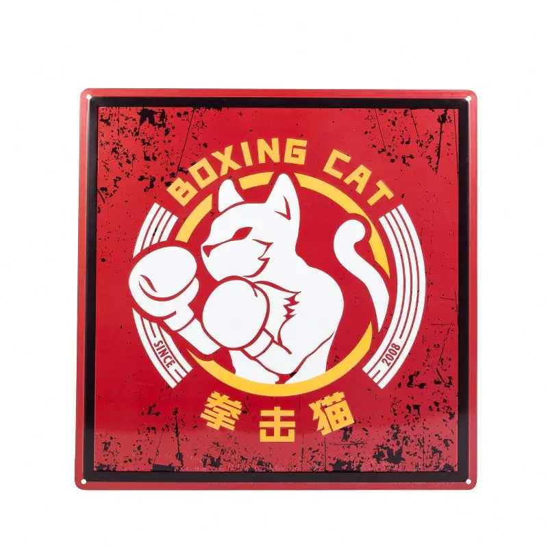 European And American Style Wall Plaque Customized Vintage Retro Metal Embossed Tin Sign