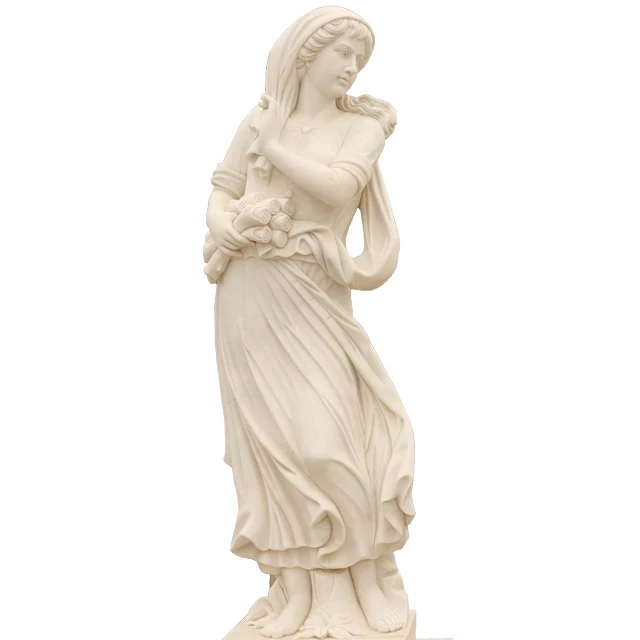 Greek goddess statue Marble Four Seasons Goddess Statue of the Goddess of Winter Made in China