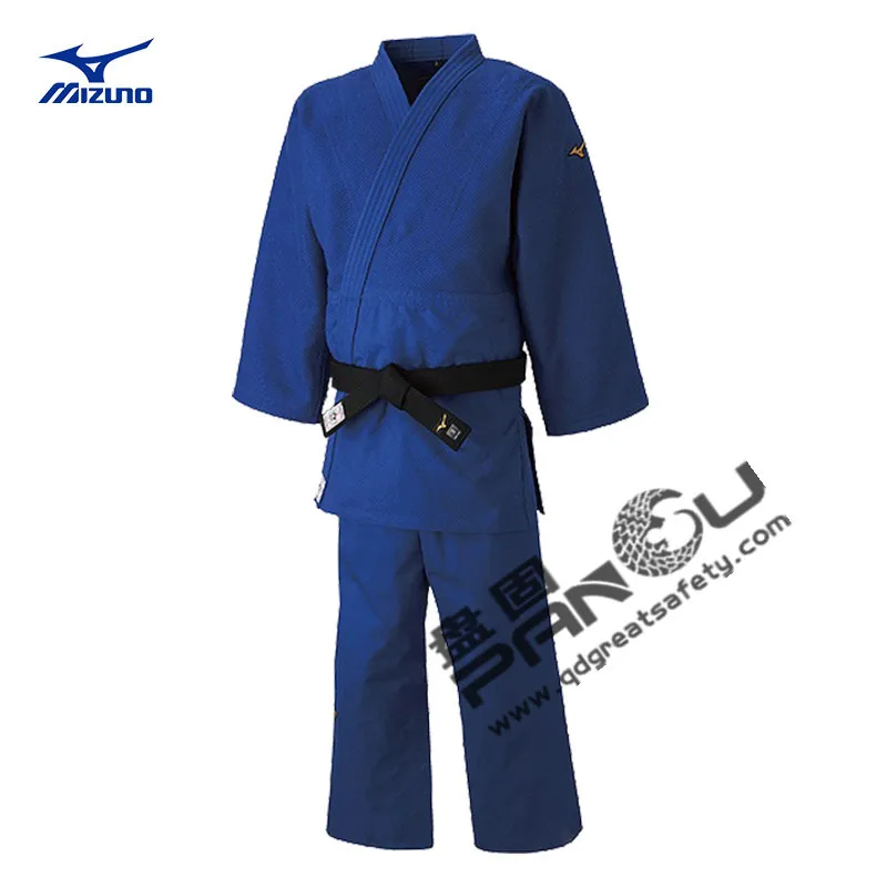 Высококачественный 100% хлопок jujitsu gi новый унисекс костюм для карате 750 г белый/синий джудо