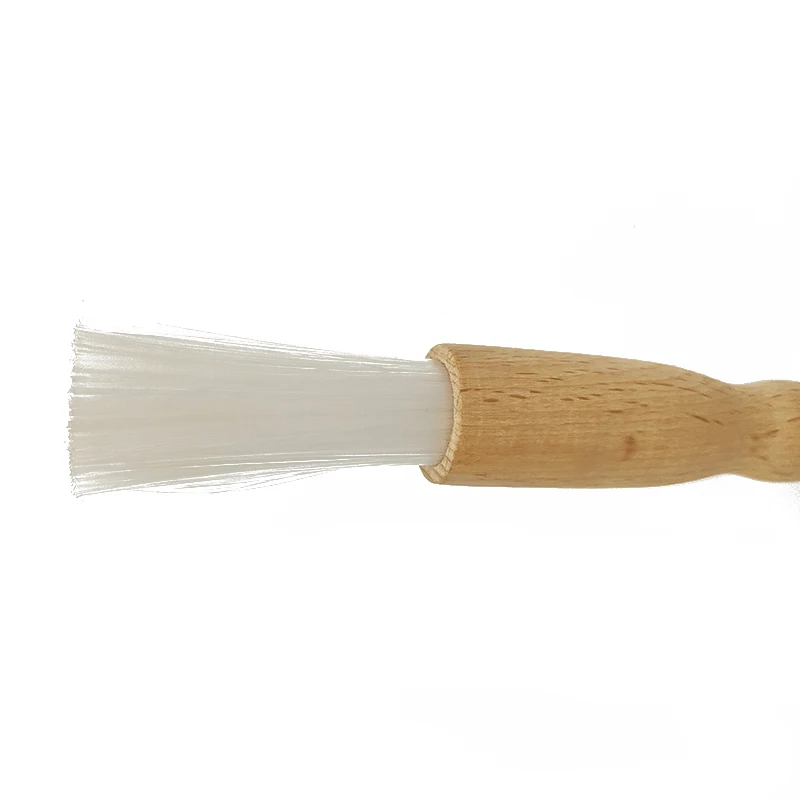 RIXING wall furniture white bristle PP filament round pointed tip chalk paint brushes