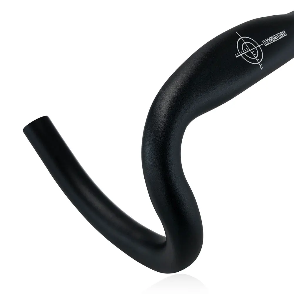 OEM/ODM New Design Aluminum Alloy Aero Road bike Handle bar 31.8*420mm Bent Road Bike Bicycle Handlebar
