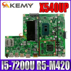 Akemy X540UP Laptop motherboard for ASUS VivoBook R540UP R540U X540U F540U original mainboard 8GB-RAM I5-7200U R5-M420 2GB