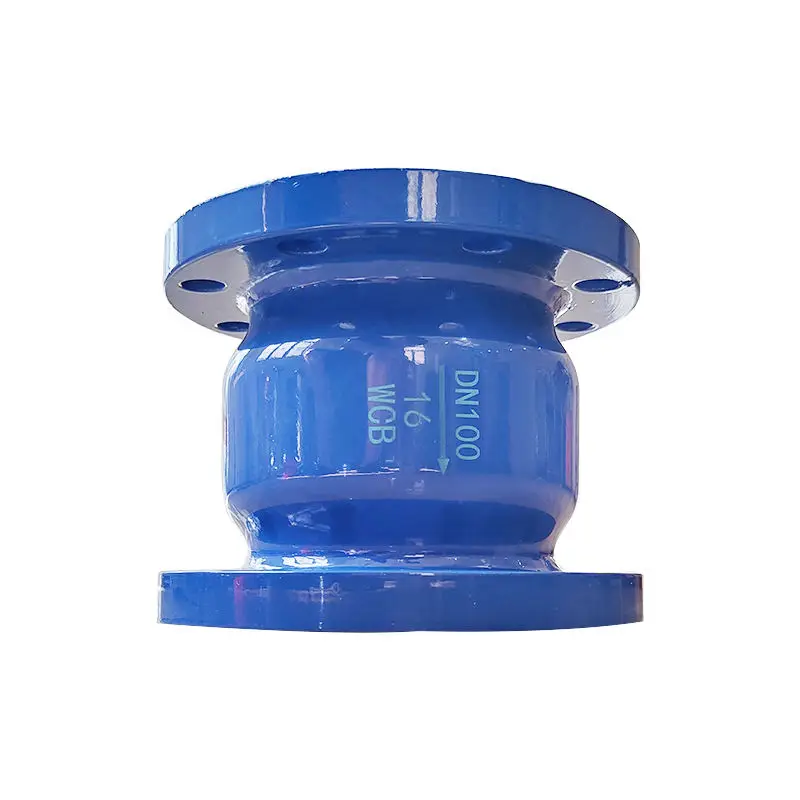 National standard flange welded spring type vertical check valve 2 inch carbon steel silencing check valve