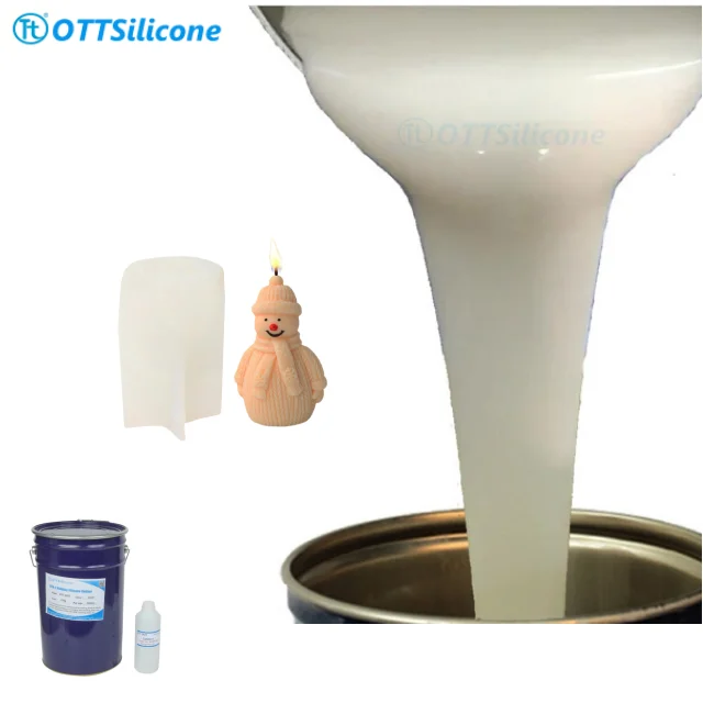 Soft Liquid Silicone to make Candle Mold RTV-2 Silicone