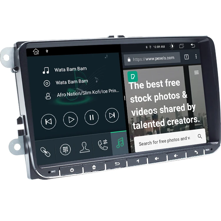 Android 12 Car Radio DVD Player for VW / Volkswagen Skoda Octavia golf  Car Multimedia Wifi 4G Lte  8 core Carplay