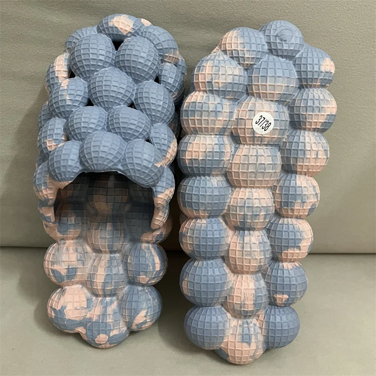 Tan EVA Unisex footwear Indoor Outdoor Slipper Ladies Women Slides Pink Bubble Slippers Slides