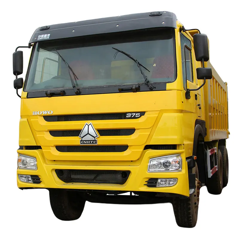 Б/у дизельный двигатель Sinotruk Howo 375hp широко используемый Тяжелый Самосвал 6x4 10 колес продажа в Африке