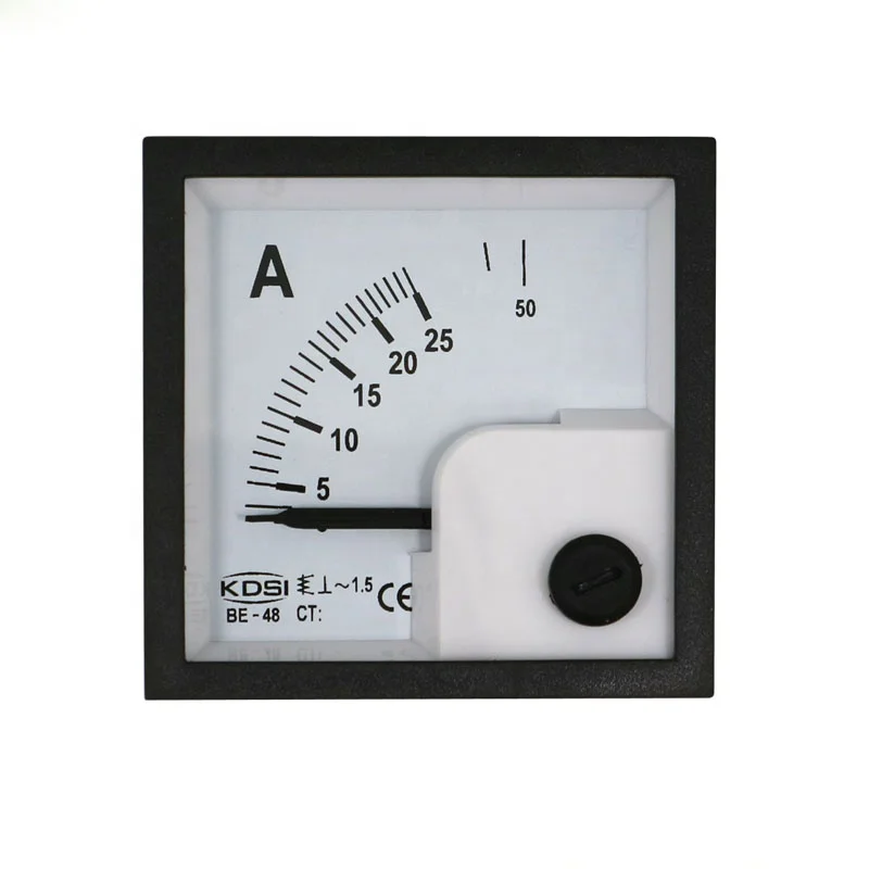 ammeter shunts analog meter mini  ammeter dc amps BE 48 AC 25A  ammeter