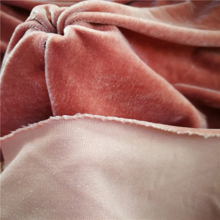 Super Soft Pillow Loop Lace Polyester Spandex Evening Dress Sheer Curtains Brushed Knitting Car Seat Cover Korean Velvet Fabric