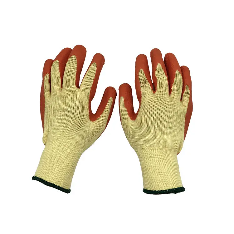 JZ Work Gardening Tool Gloves Polyester Anti Impact And Anticut Latex Gloves