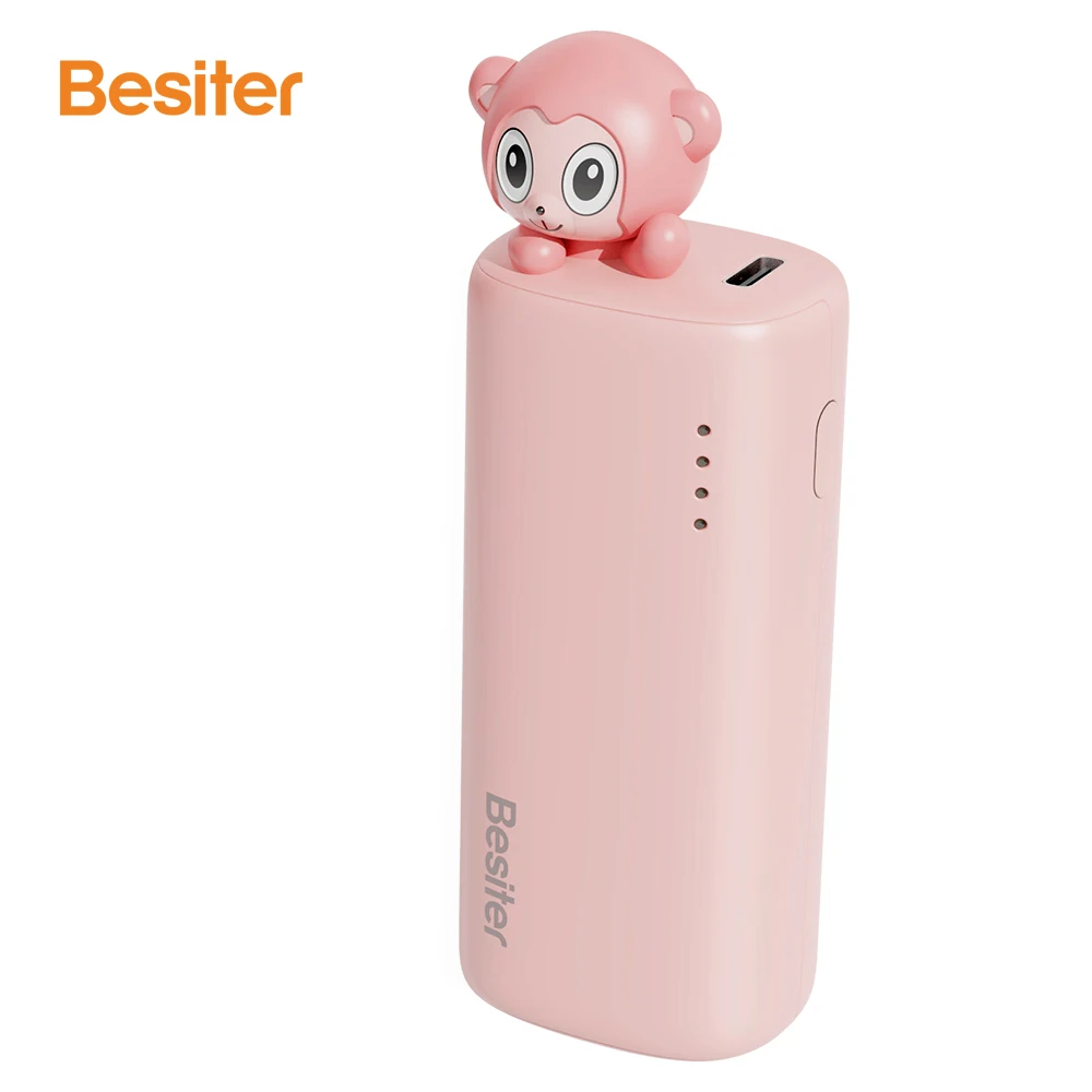 2021 Factory high quality small Power Bank high capacity 4000mAh Power Banks Portable Charger Type-C USB charging