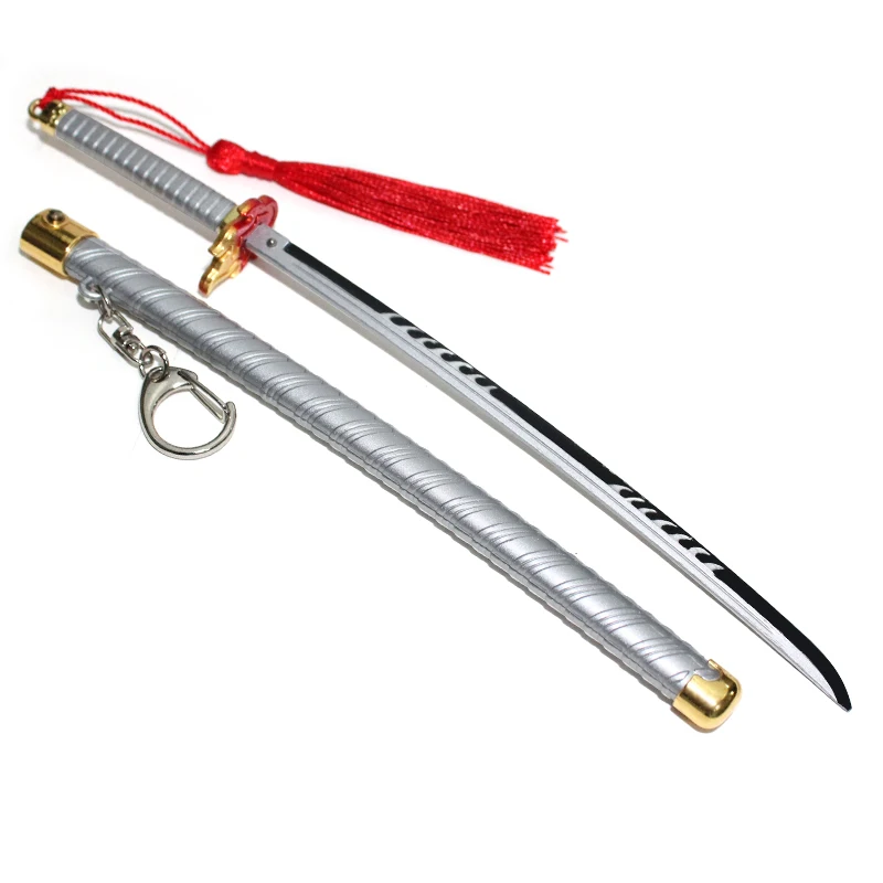 Прямая Продажа с завода 22 см демоны-убийцы Rengoku Kyoujurou стальной сплав аниме брелок мечом Катана для детей