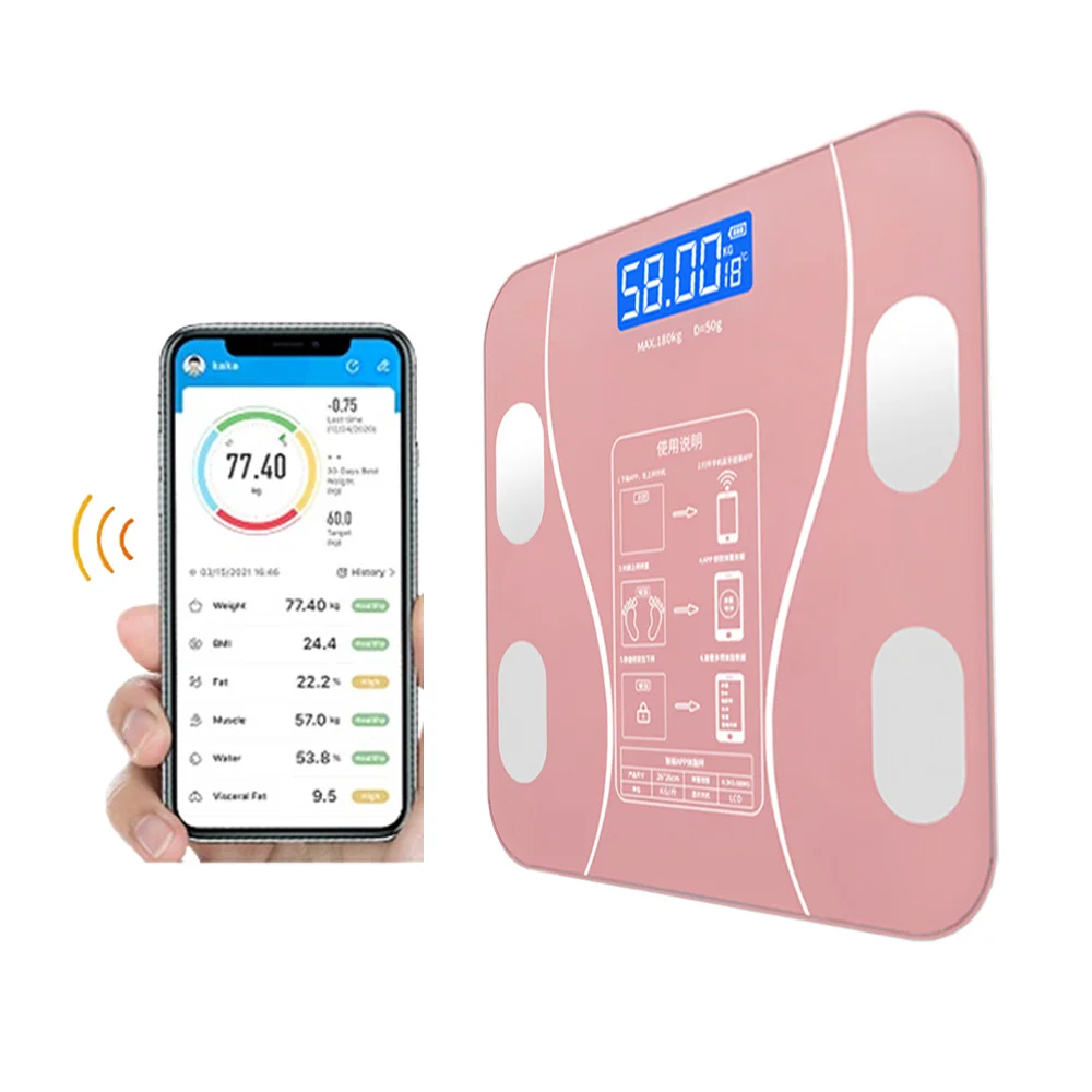 Bathroom scale Weigh baby pet automatically 2*AAA Batteries Professional Accuracy LCD digital display Special Features