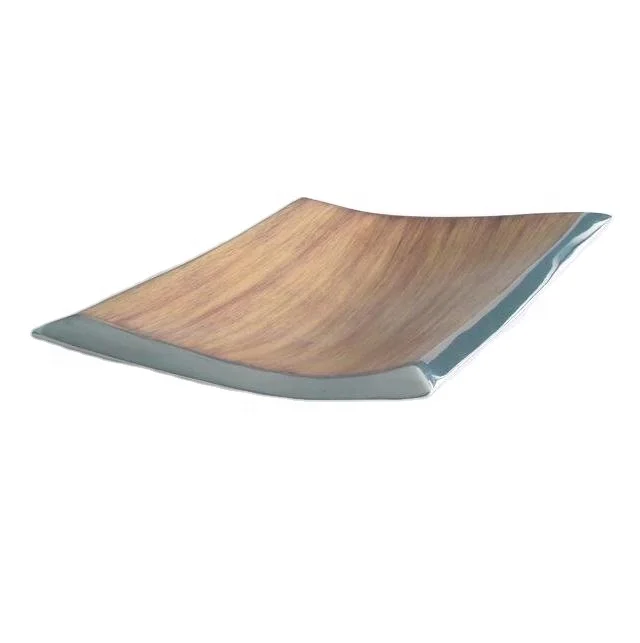 
Food safe enamel like wood on Cast Aluminium Enamel Bowl 