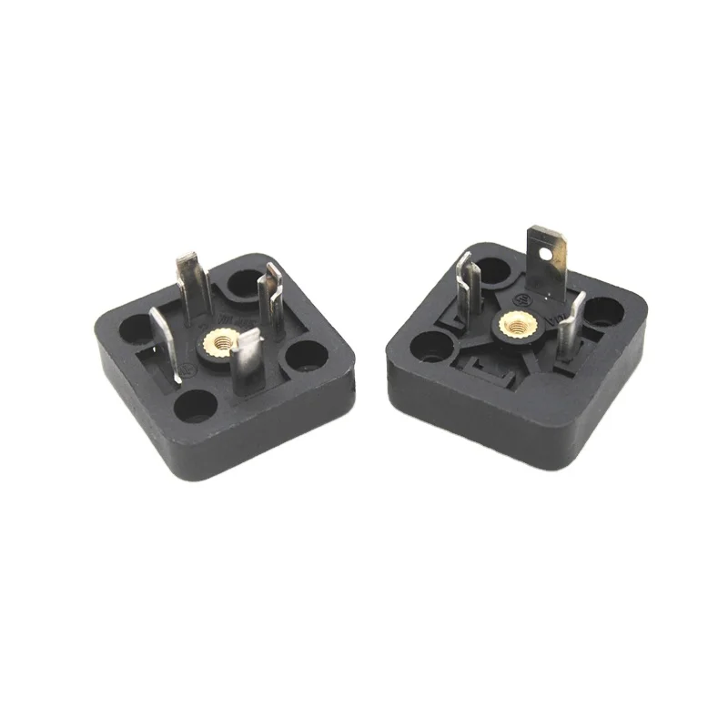 Pressure relay socket plug 0200SZ hydraulic solenoid valve junction box four-core square seat plastic set