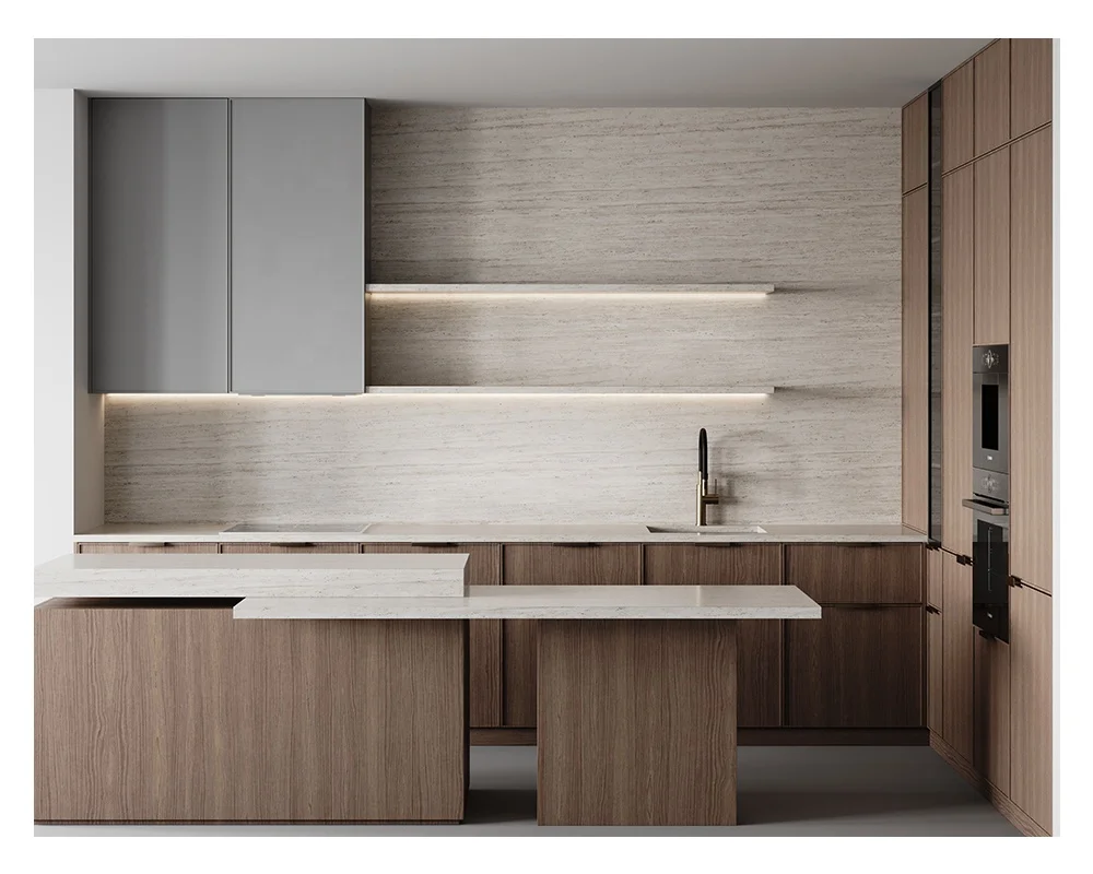 China Factory Classic Style Custom Made Kitchen Cabinet