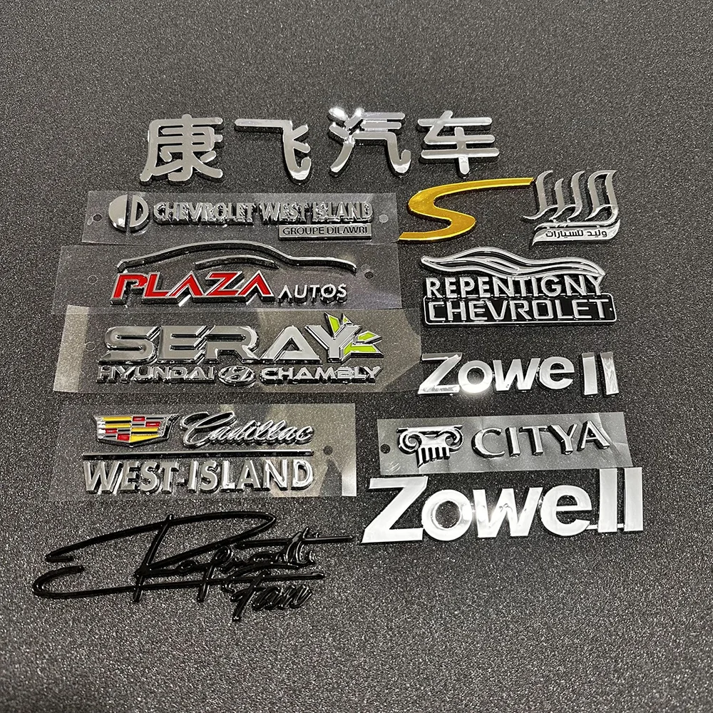 Hot sales ABS plastic car sticker car emblem with good price