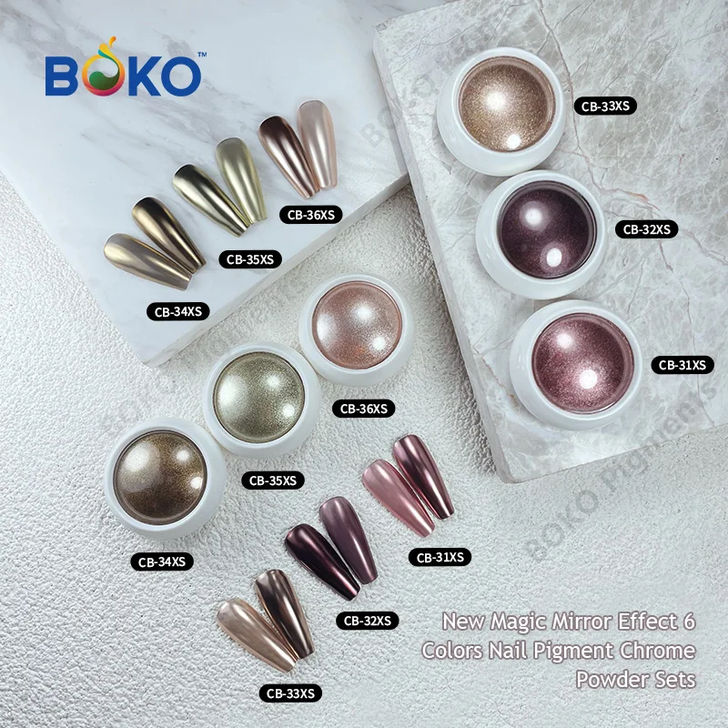 BOKO  MultiChrome Car Paint Chameleon Chrome Pigment Powder for Auto Paint/ Nail Polish/ Coating