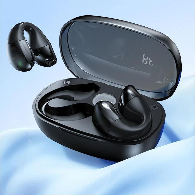 TWS Air Conduction Headphone BT5.3 Wireless Earphones Denoising Earbuds With Ear Clip