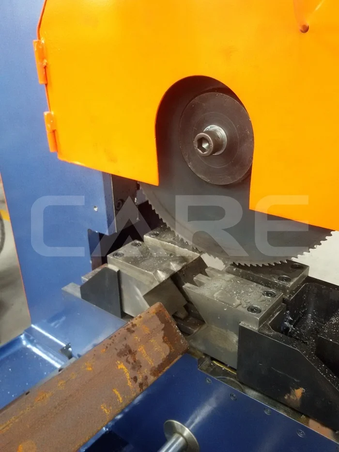 China square tube cutting machine with automatic feeding