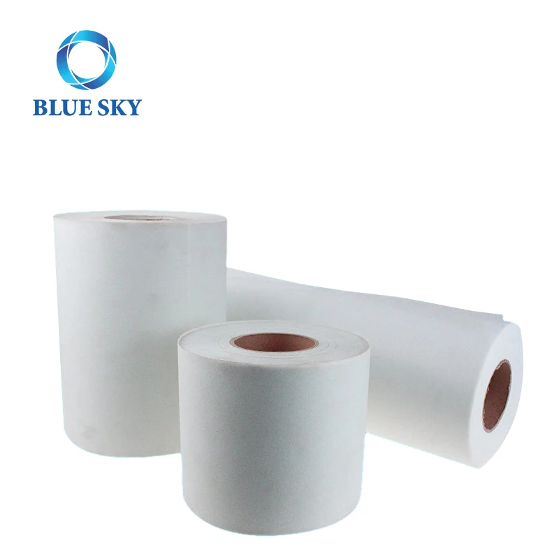 H12 H13 H14 Paper Rolls Raw Materials For Pleated Air Filters Dust-proof Pre Fiberglass Air Filter
