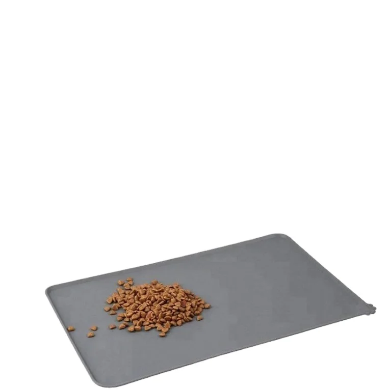 24 x 16 inch Manufacturer Silicone Dog Cat Pet Feeding Mats Non-Stick Food Pad Water Cushion Waterproof Sheets