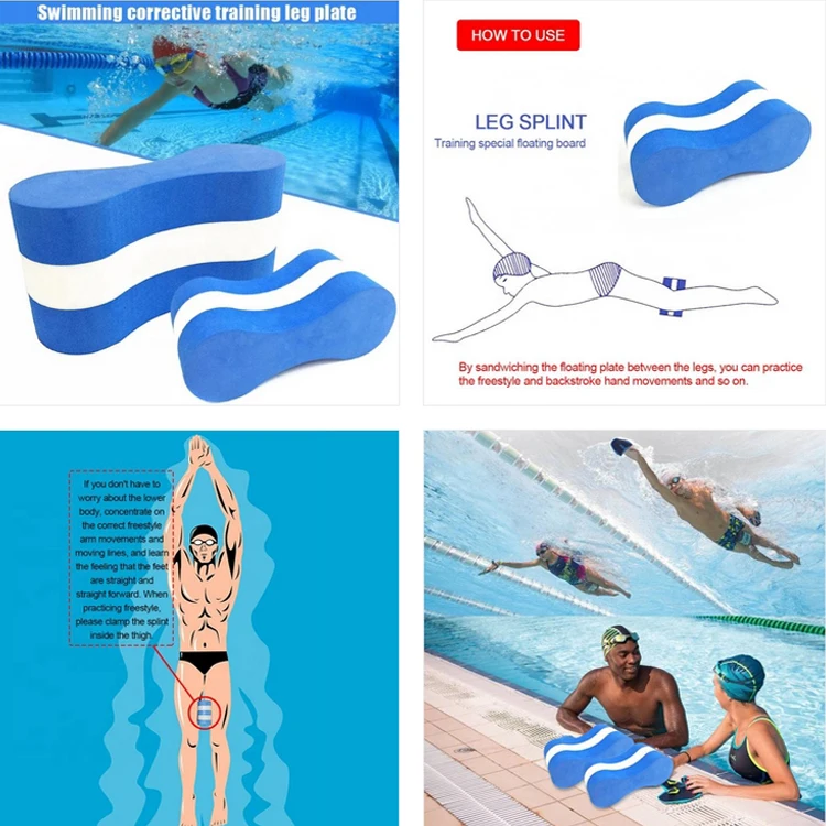 Factory price high quality Eco-friendly EVA foam pullbuoy swim buoy swimming stroke pull buoy float Swimming leg clamp equipment