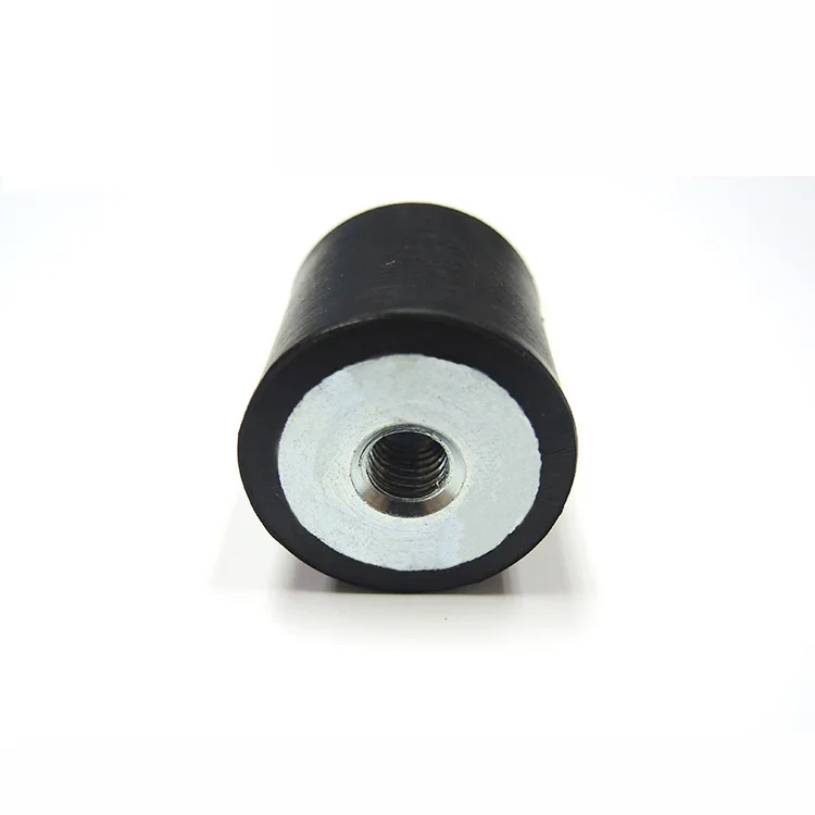 Female Cylindrical Car Engine Neoprene Feet Bumper VD Type Rubber Vibration Damper 20x20 m4 m6 Shock Absorber With Bolt Screw