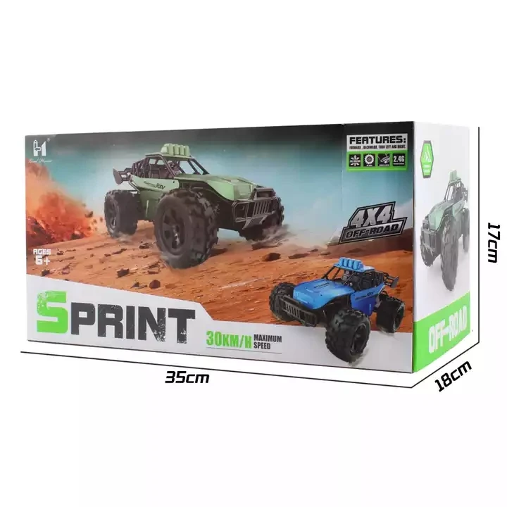 1/16 Scale Remote Control High Speed Cross Country Kids Children Game Vehicle Gig Wheel Drifting RC Car Toys Off Road