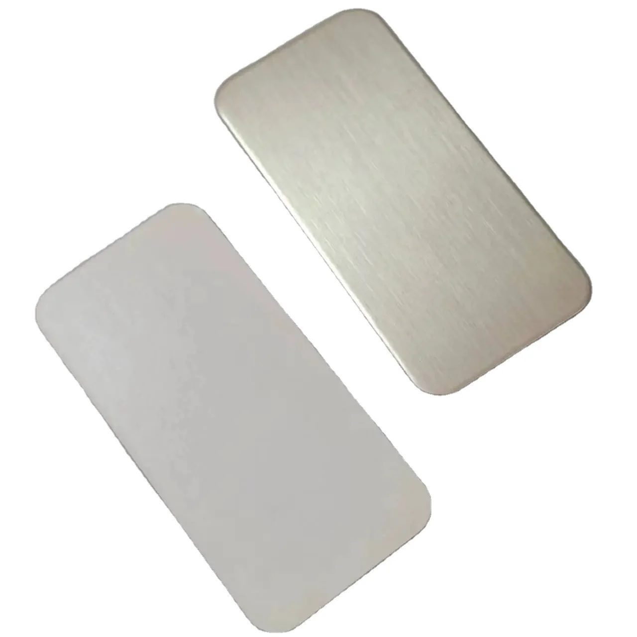 China Factory Custom Engrave Metal Name Plate Brushed Aluminum Anodized Nameplate Blanks