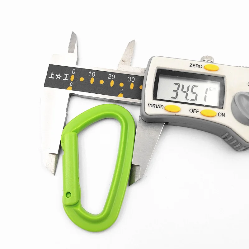 ABS Custom Buckle Hook Strong Plastic Clasp Clips Portable D-shaped Carabiners