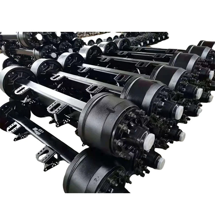 Best Quality Rear  Tandem Bogie  Semi Trailer Tandem Axle Single Point Bogie Suspension