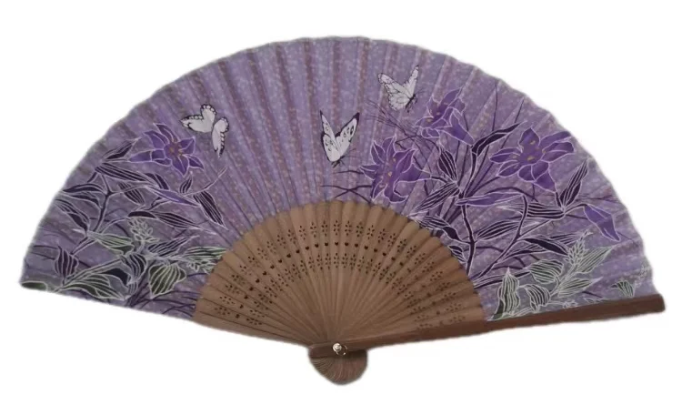 Декоративные декорации ручной работы танцевальные ролевые игры Свадебная вечеринка бамбуковый Шелковый складной веер для рук