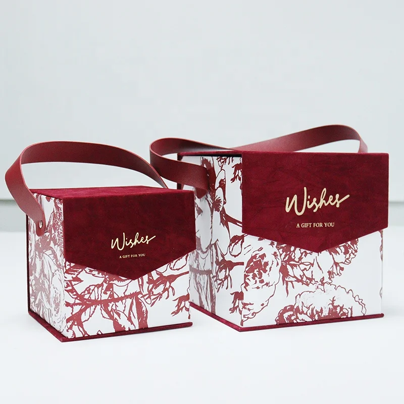 Event Celebration Box Mini Dexterous Biscuits Chocolate Snacks Children Cardboard Gift Box Handheld Newborn Baby Suitcases