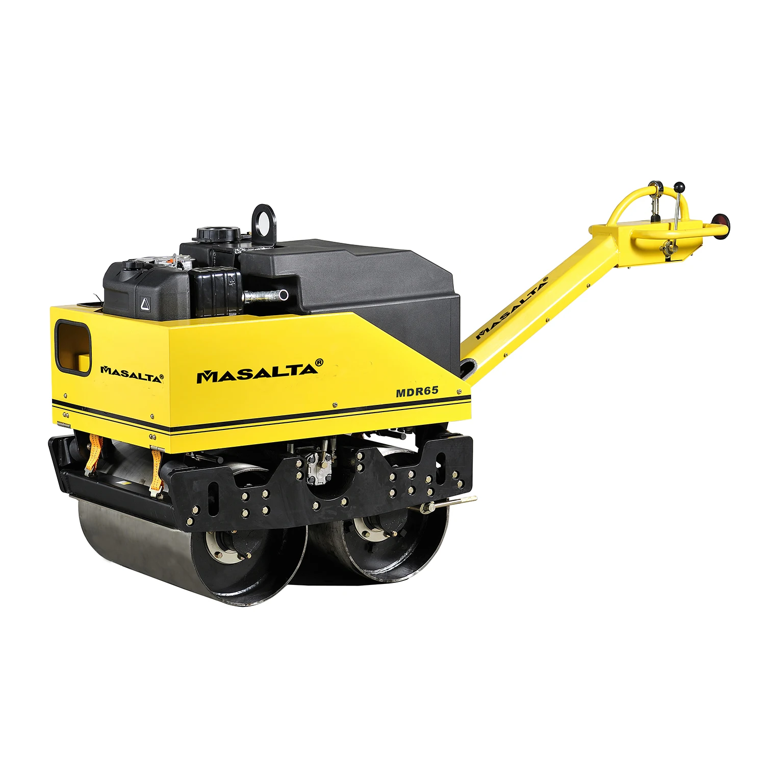Masalta Double Drum Small Diesel Road Roller Pavement Compaction Petrol, Diesel with Lombardini Engine Provided 0-4km/h POCLAIN
