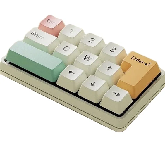 CNC polycarbon keyboard metal keycaps CNC machining aluminum 6063 anodize/E-coating/logo engraving