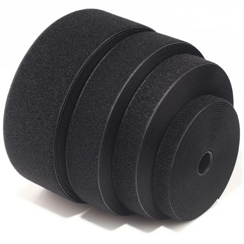 Colored  self-adhesive hook-and-loop tape with adhesive back buckle, fastener rolls