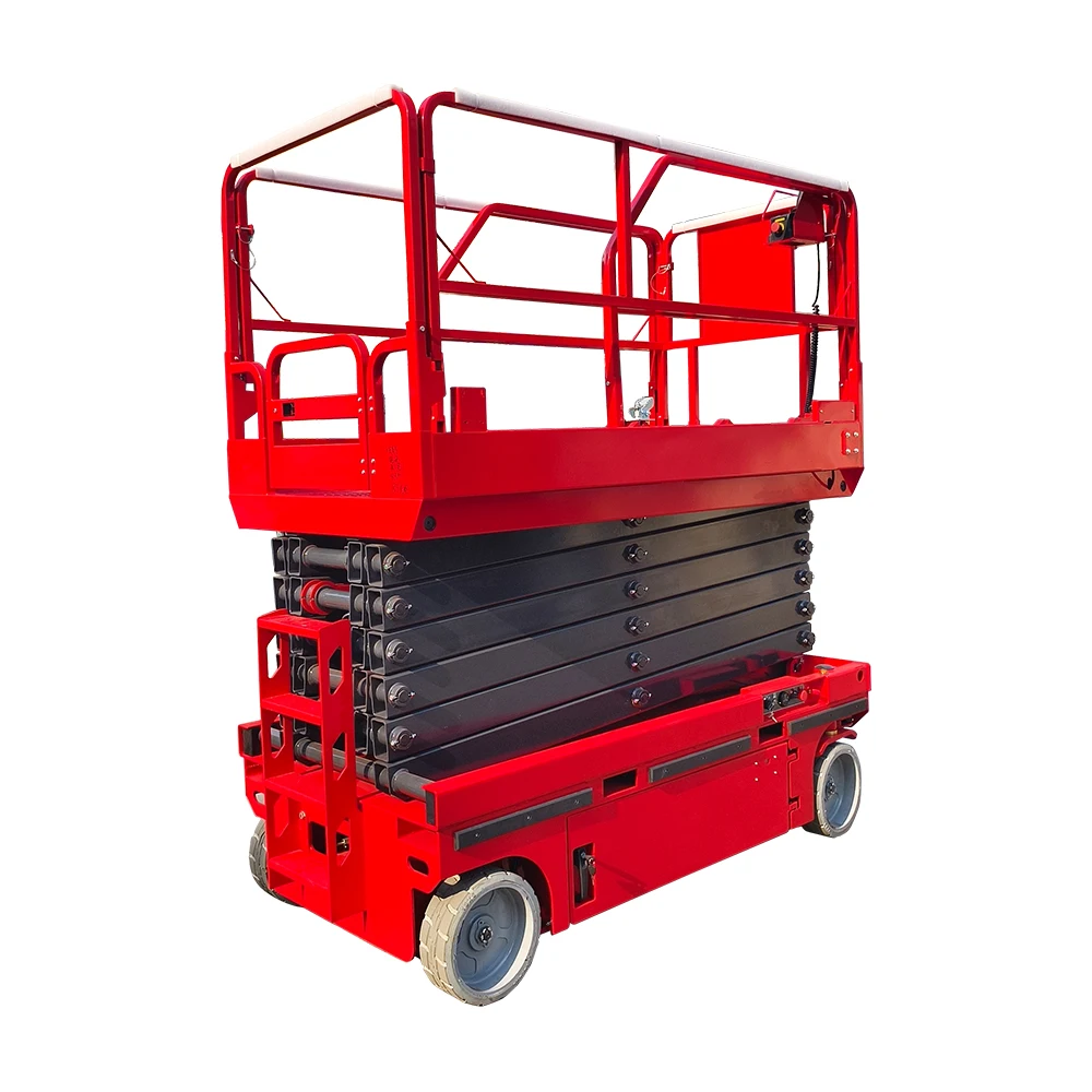 Self-propelled hydraulic trolley lift 500kg electric scissor lift platform 200kg lift table price