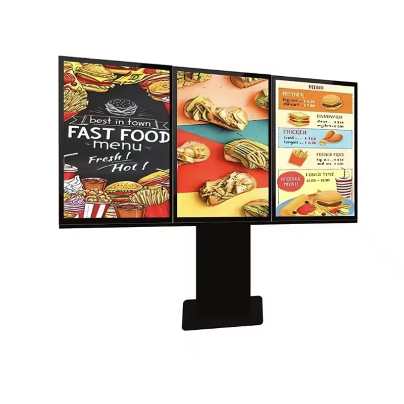Hanging Wall Mounted Hd Screen Lcd Advertising Display Electronic Digital Menu Board For Restaurant/Cafe Shop