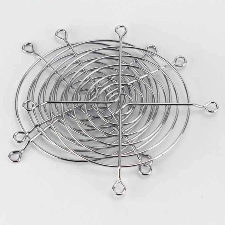 Металлическая решетка для вентилятора 90x90 мм 9 см, серебристая решетка для вентилятора 90x90 мм, вентиляторы постоянного тока/переменного тока