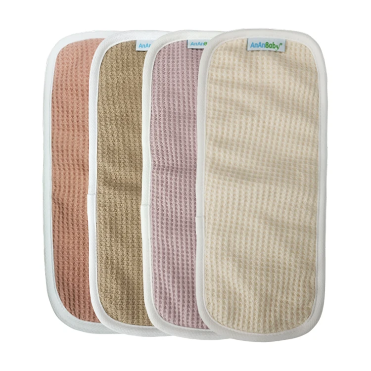 Wholesale Reusable Washable AWJ Edge Waffle Cotton Baby Diaper Insert