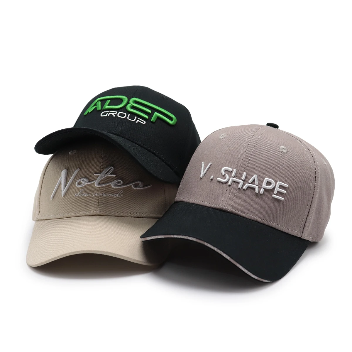 Manufacturer Quality 6 Panel Custom 3d Embroidered Logo Baseball cap hats