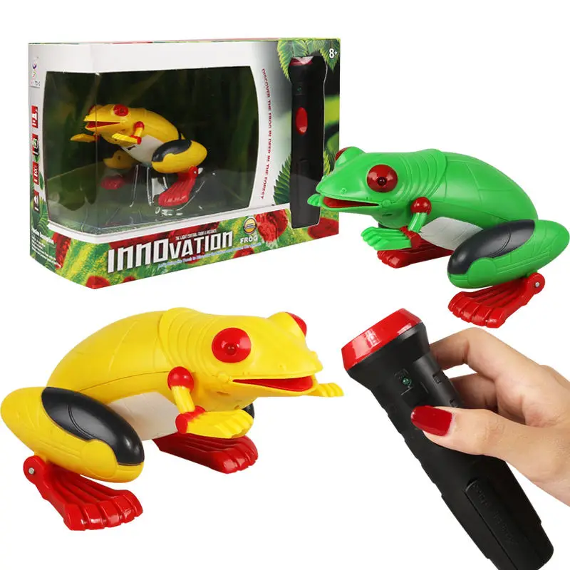25 minutes playing time plastic jumping remote control frog toys