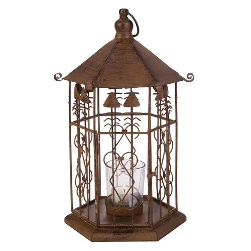 Vintage Collection Iron Candle Lantern