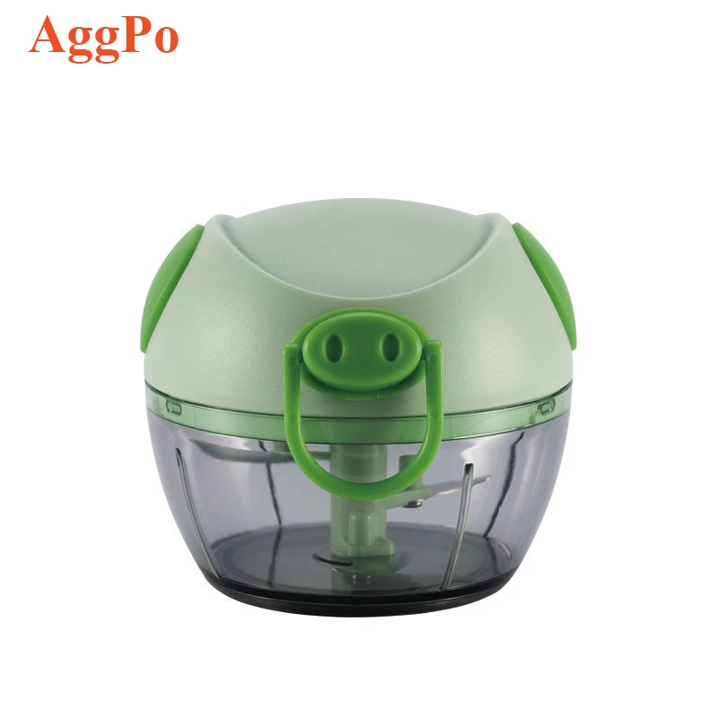 Garlic masher portable cute kitchen tool multifunctional manual meat grinder