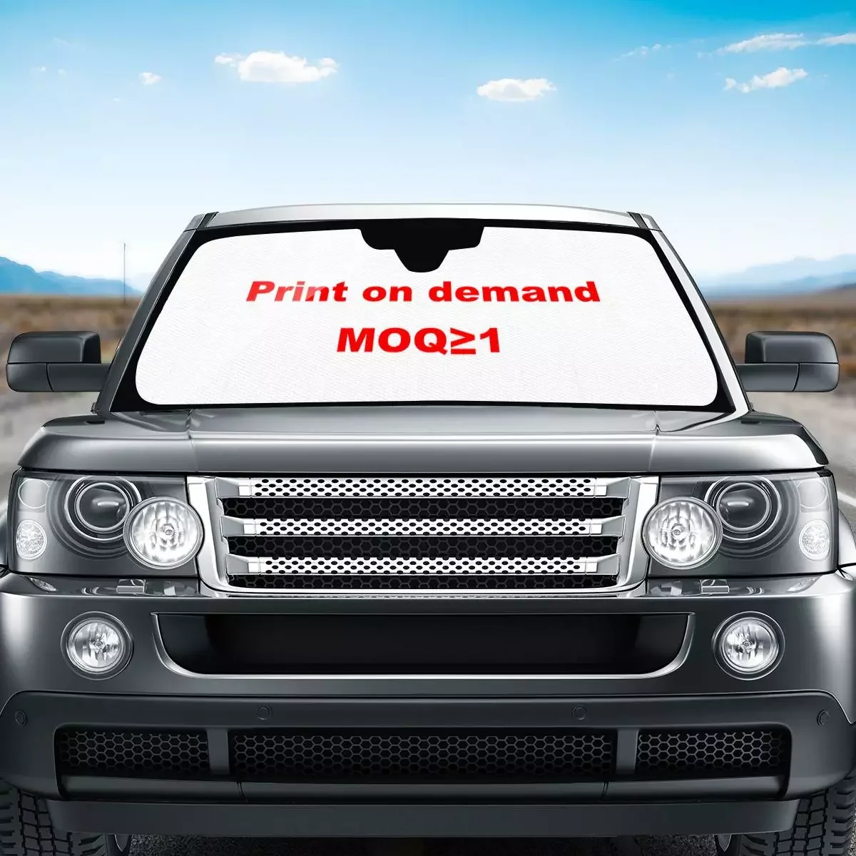 Universal UV Protect Auto Car windshield sunshades for car Custom your own Funny Creative Design Front Car Window Sunshade Visor