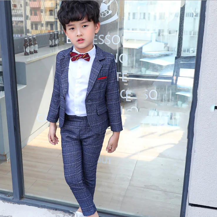 2021 Boy suit two-piece suit for children, autumn suit for children, new style suit for children and baby dress