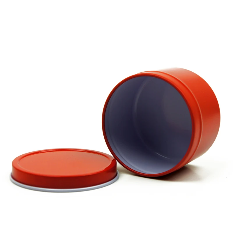 Customizable wholesale 4c printing decoration empty round candle tin can